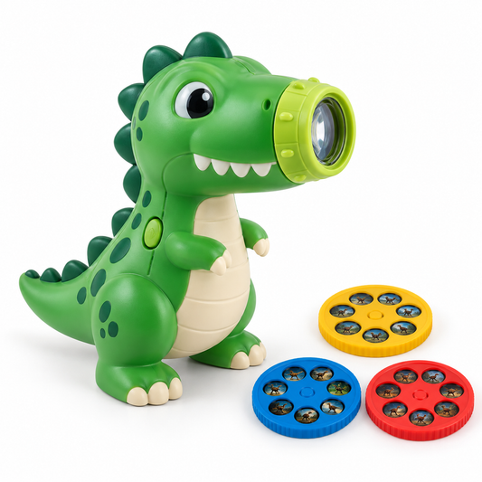 Latarka z projektorem dinozaurów